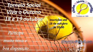 Cartaz torneio social 18 e 19 outubro 2014