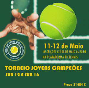 Read more about the article Torneio Jovens Campeões / Sub 12 e Sub 16 / 11 e 12 de Maio