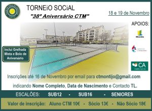 Read more about the article Torneio Social – 38º Aniversário CTM
